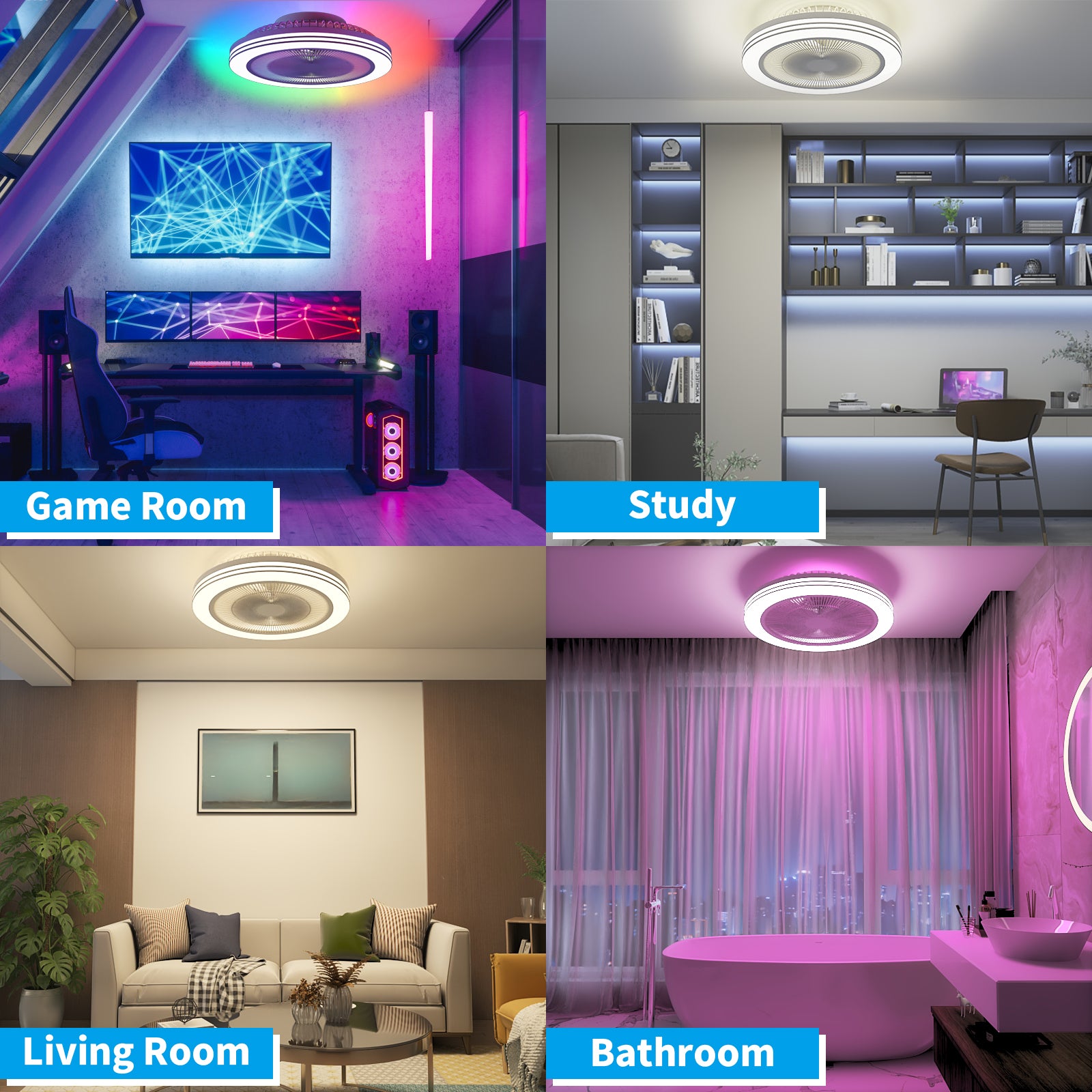 LUMIMAN Smart Ceiling Light with Fan