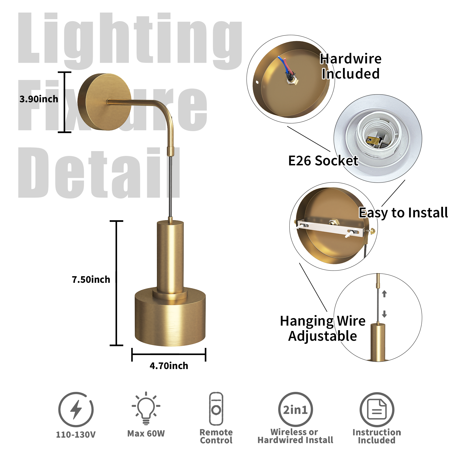LUMIMAN Battery operated Sconces