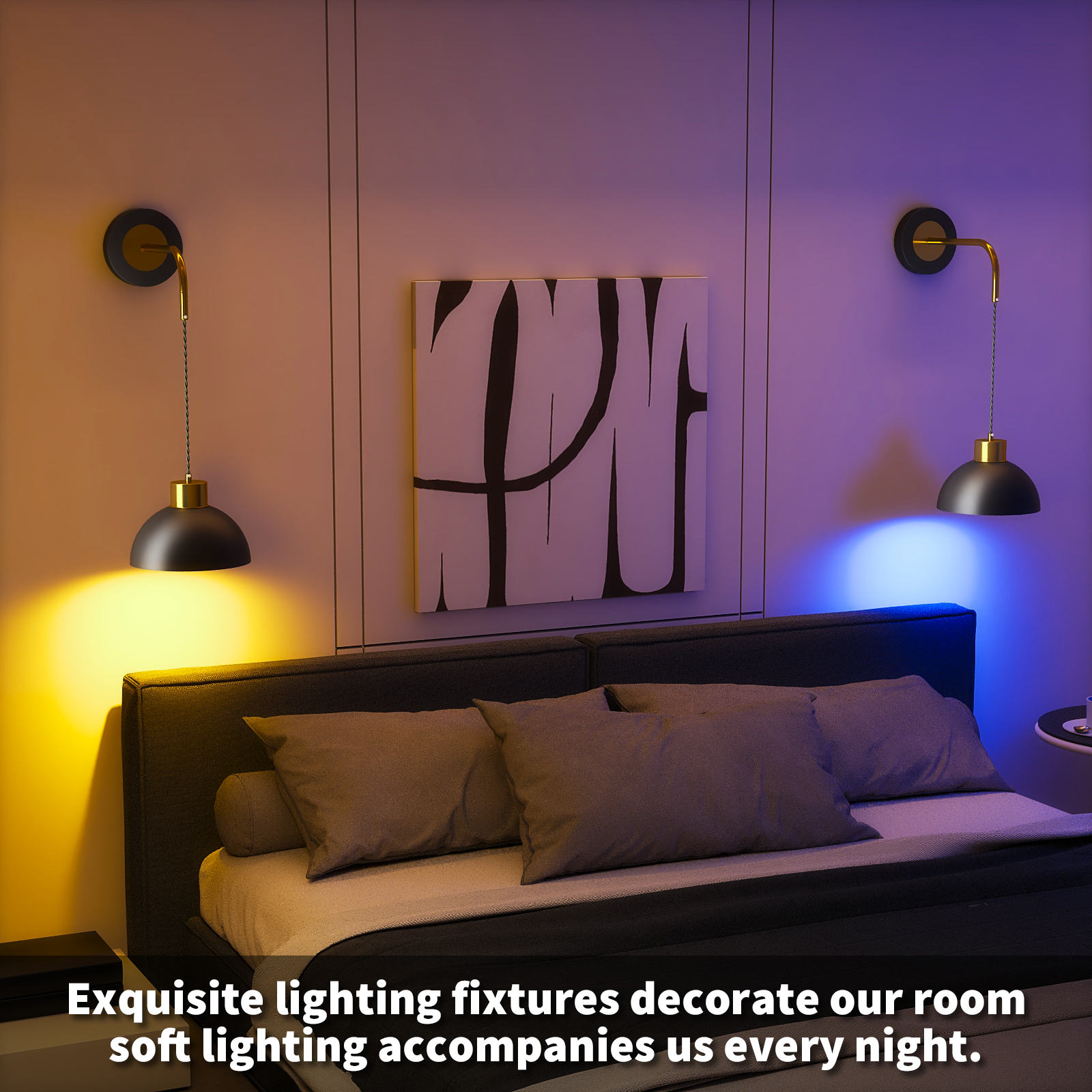 LUMIMAN Battery operated Sconces Modern Style
