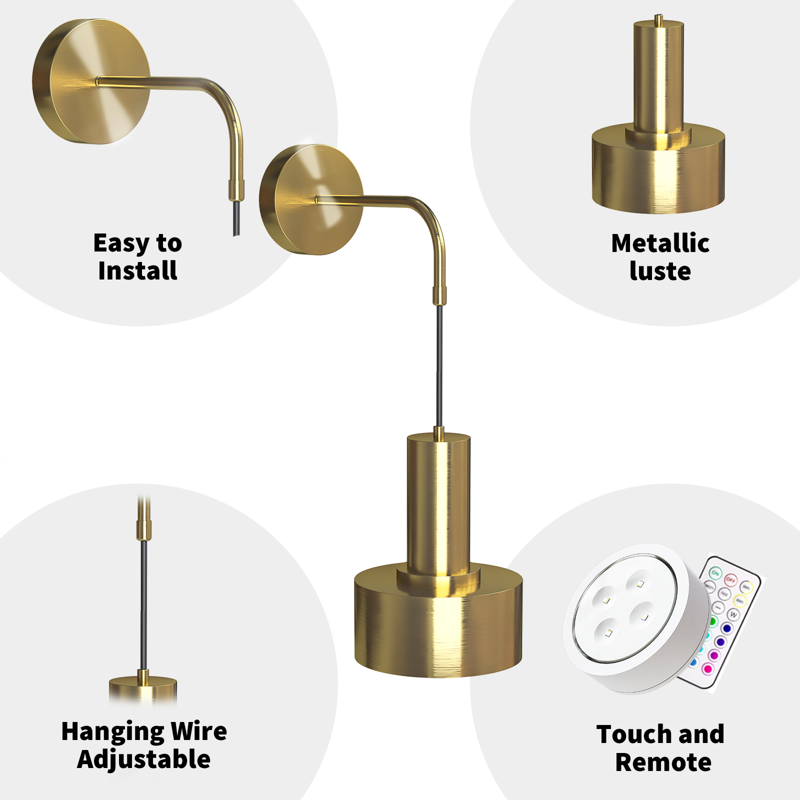 LUMIMAN Battery operated Sconces