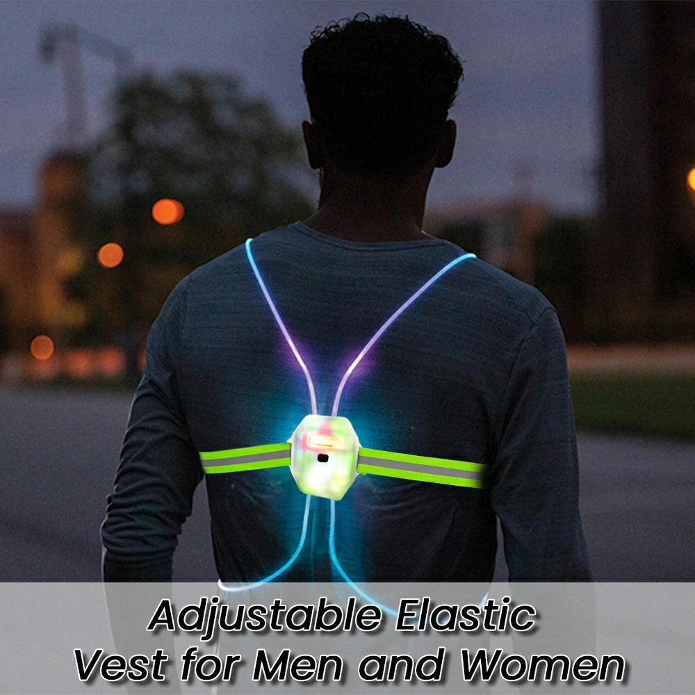 Running Vest, Running Light for Runners, Safety Reflective Running Gear for Men Women