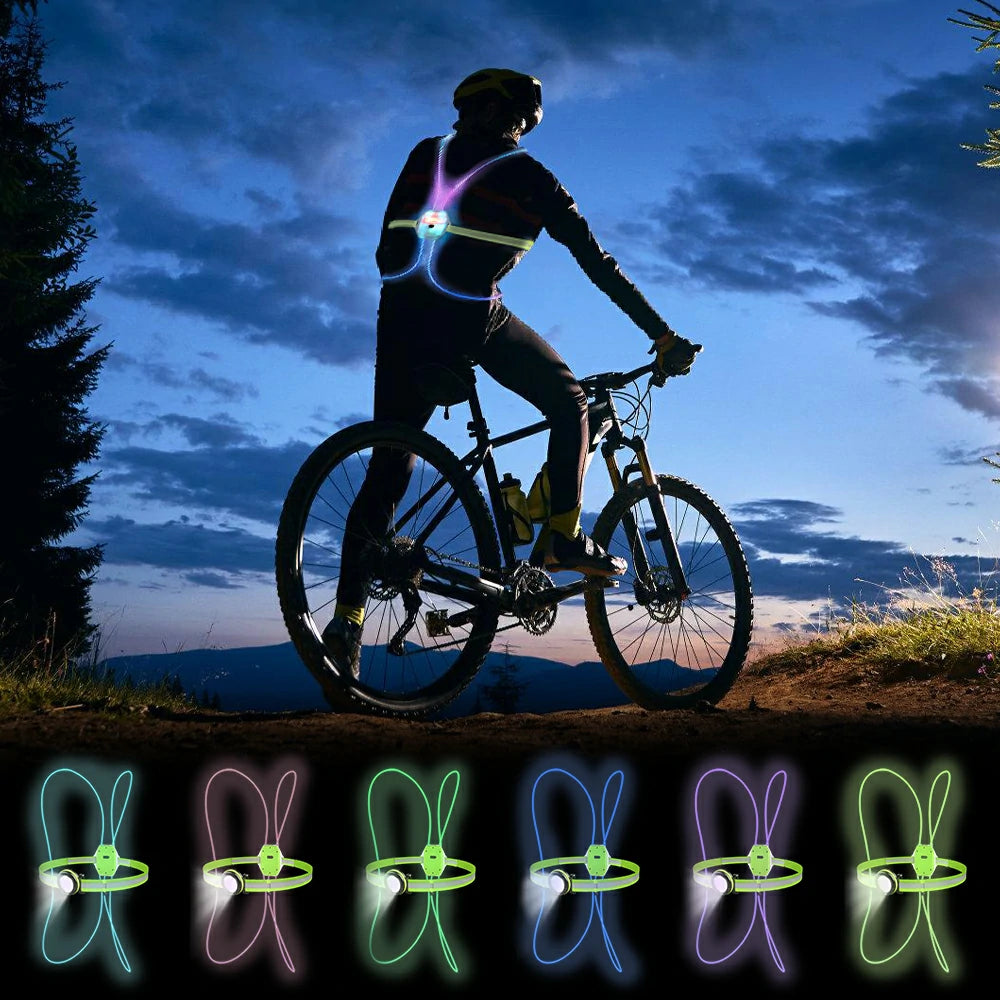 Running Vest, Running Light for Runners, Safety Reflective Running Gear for Men Women