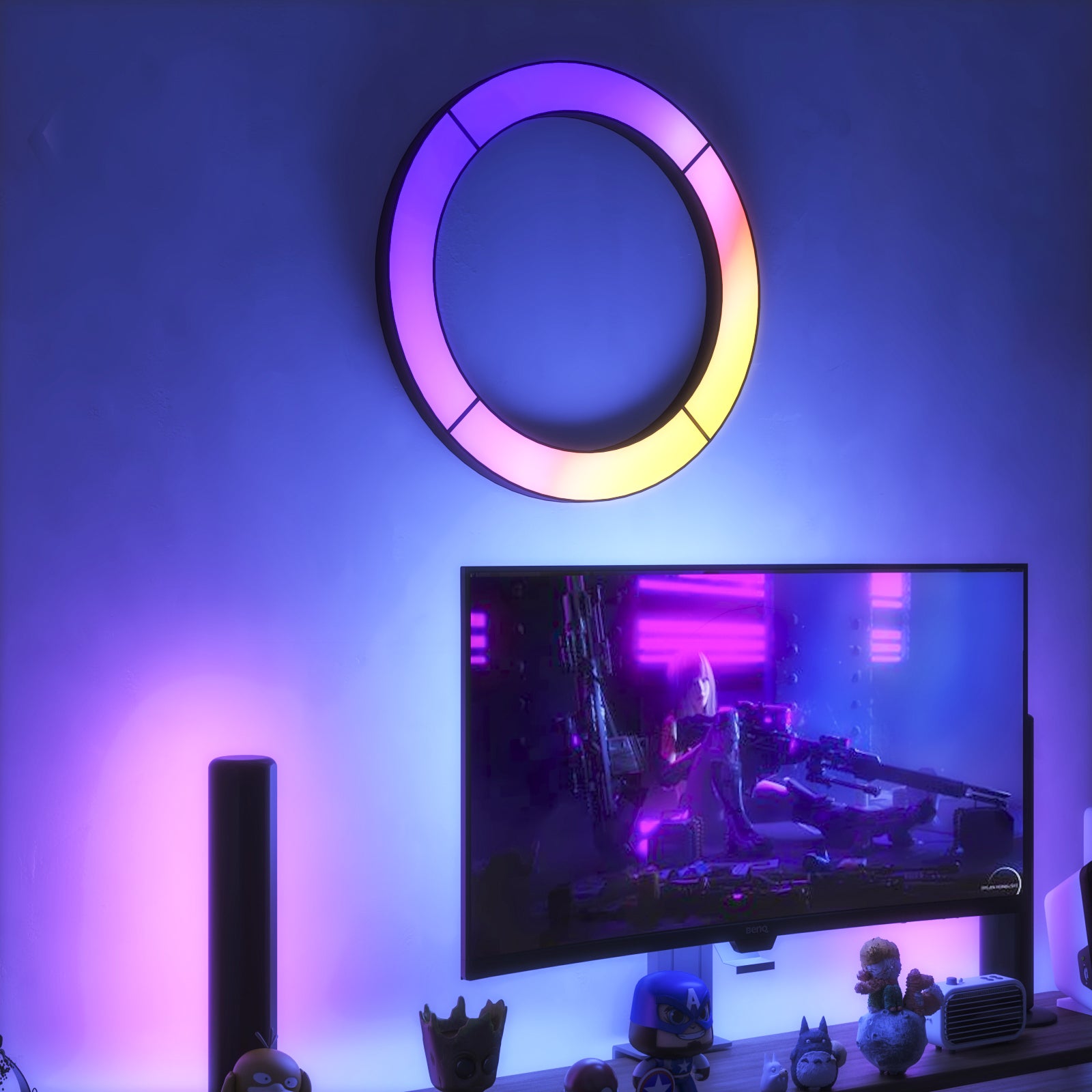 Smart Wall Light Panel WIFI controlled Arc Light