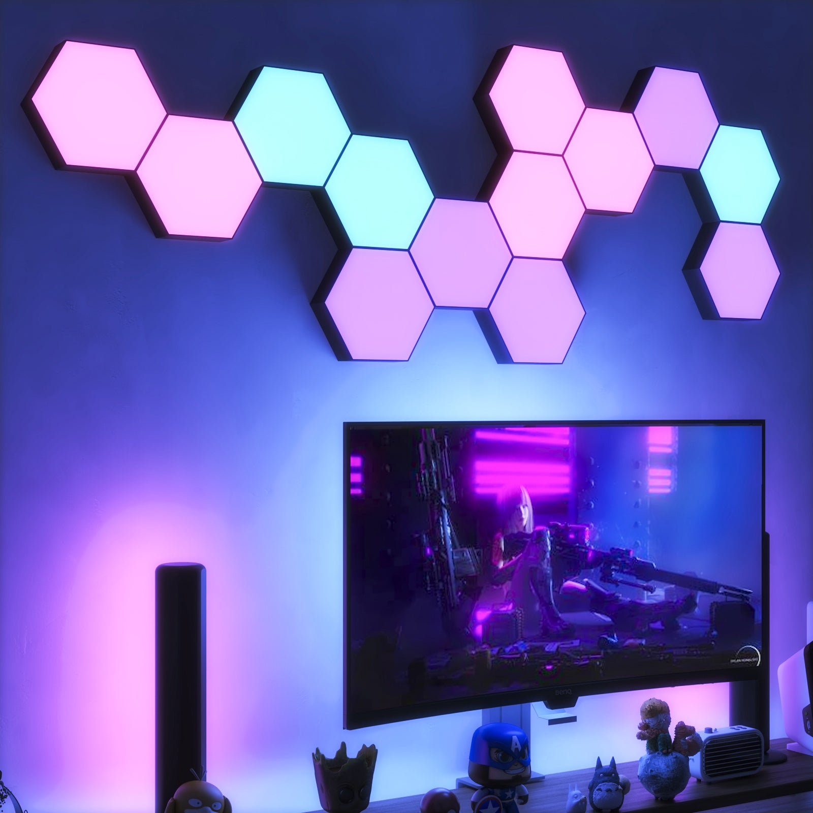 Smart Wall Light Panel WIFI controlled Haxegon Light