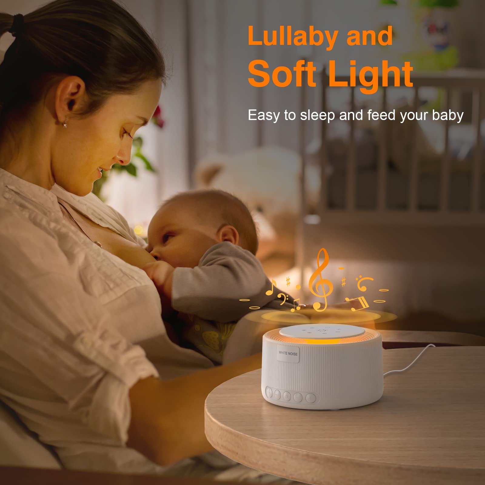 Sound machine - white noise sleep sound machine for babies children adults