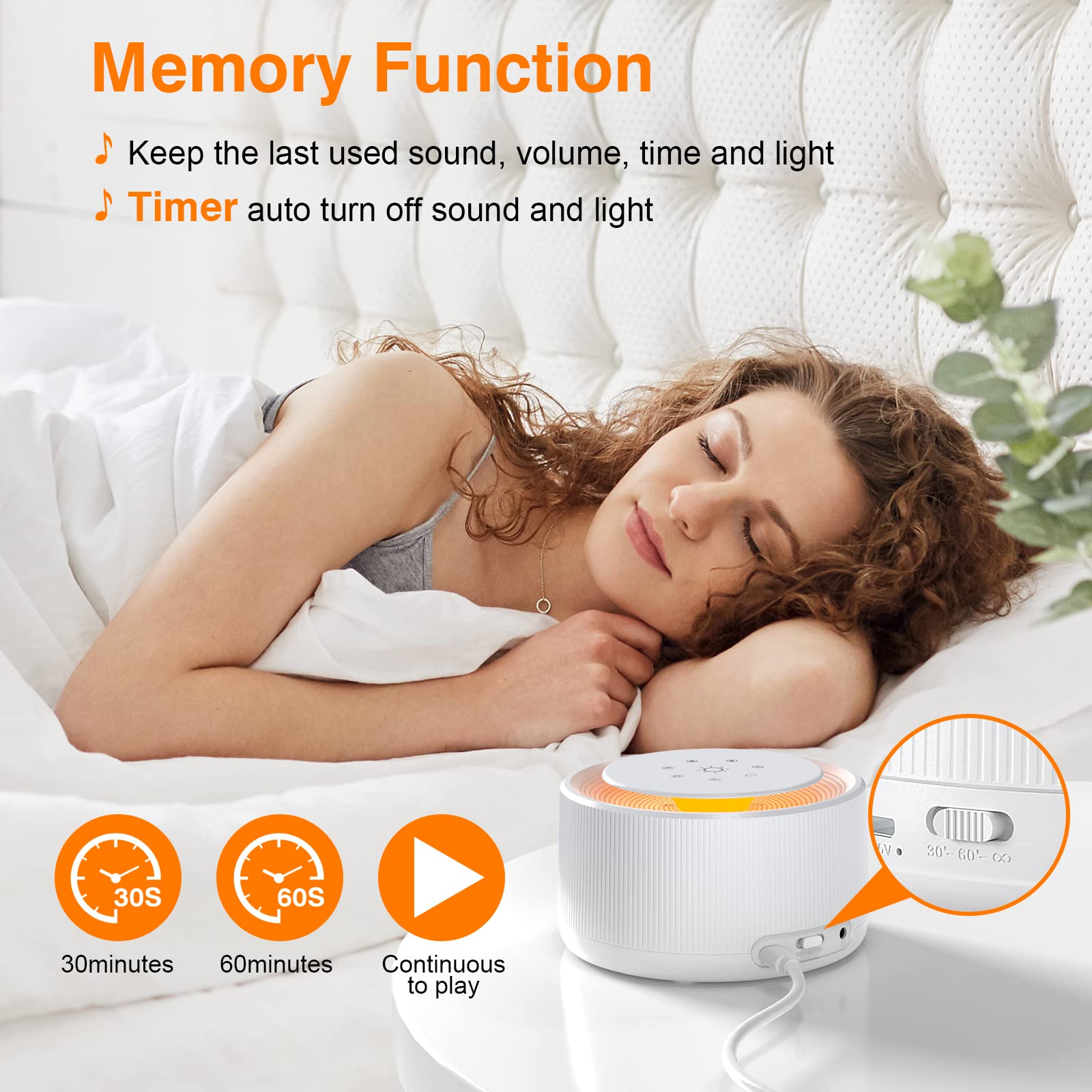 Sound machine - white noise sleep sound machine for babies children adults