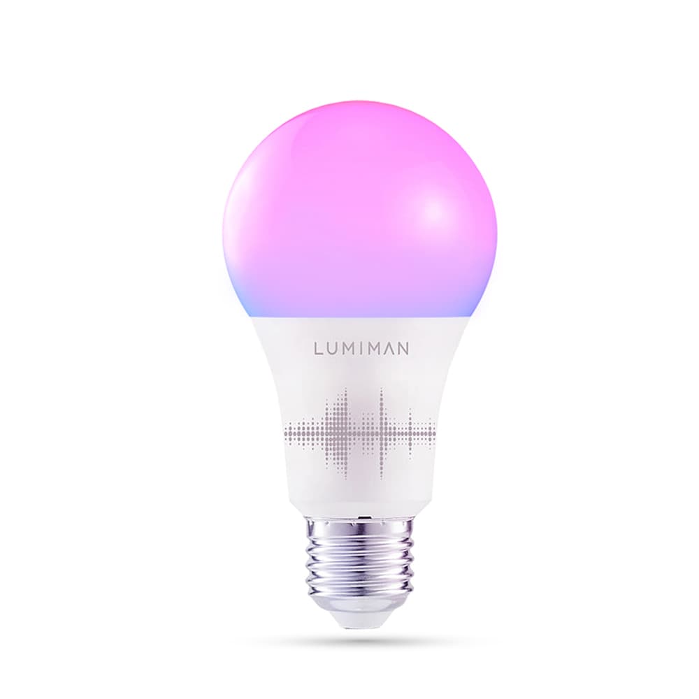 LUMIMAN PRO - Wifi Smart LED Light E27 Screw Colour Changing Bulbs Alexa  Voice/App Control