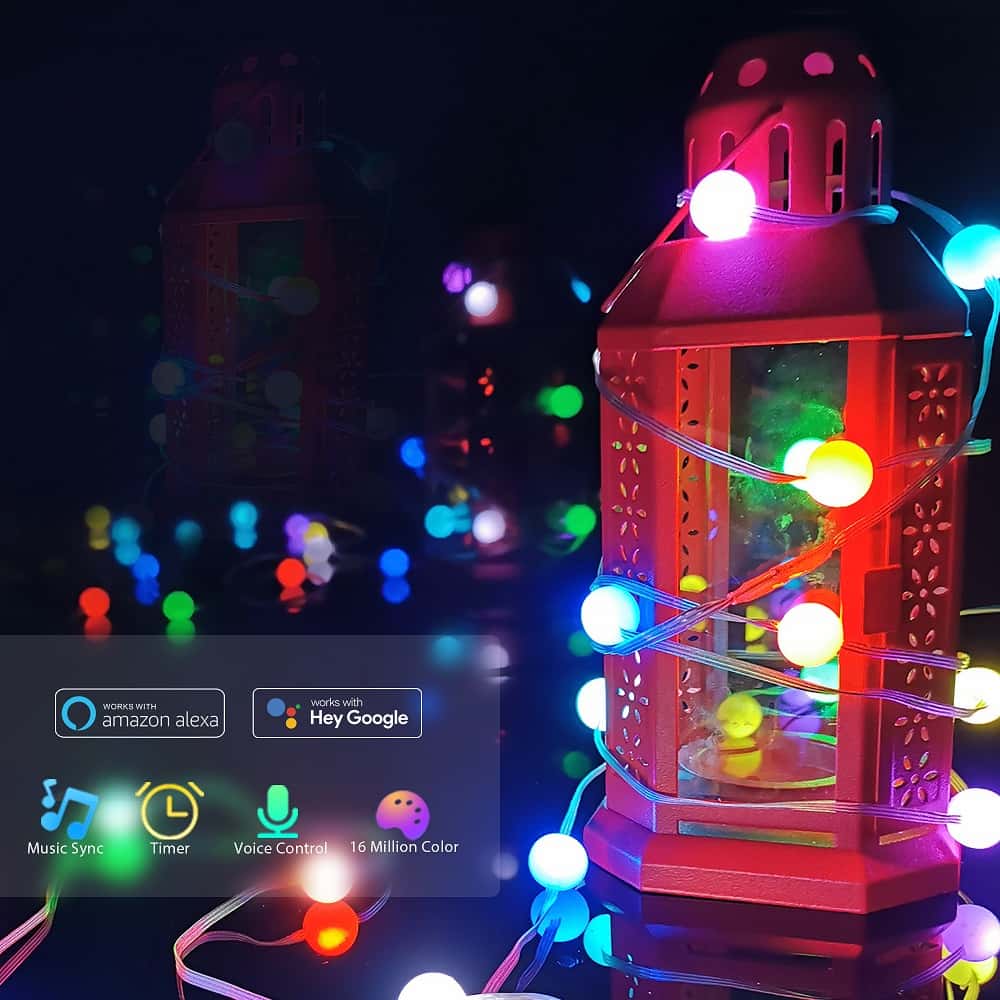 LUMIMAN PRO - Smart WiFi Globe Fairy Lights Remote Control Sync with Music-LUMIMAN