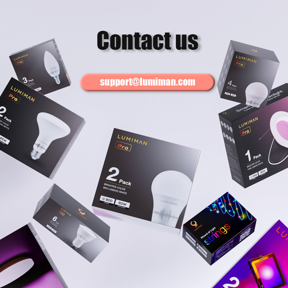 LUMIMAN Exclusive Selection - WiFi Candelabra Bulbs E12 Multi Pack