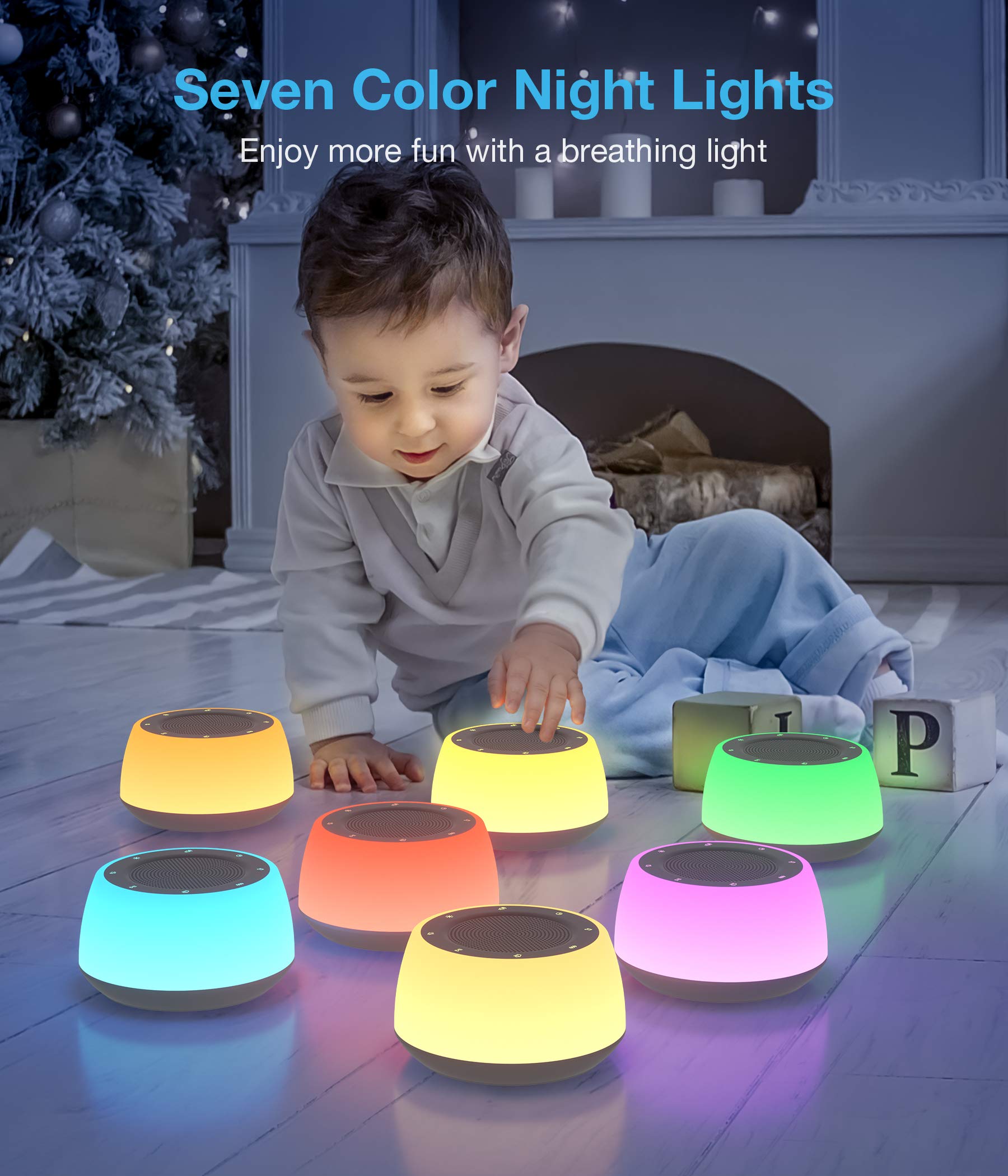Led Night Light Usb Power / Battery Operated Nursery Lamps With Remote  Control P