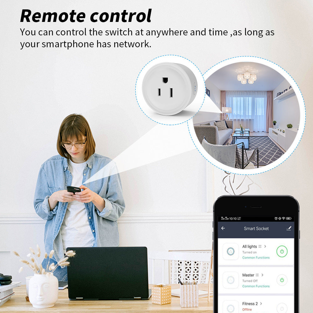 LUMIMAN MINI Smart Plug Outlet 4 Pack Round Plug
