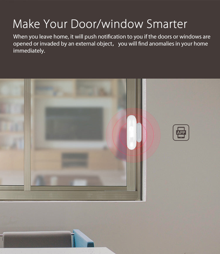Smart Bulb Smart Door Window Sensor Bundle
