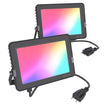 LUMIMAN RGB LED Flood Lights App Control, 1800LM for Christmas Decoration 2Pack-LUMIMAN