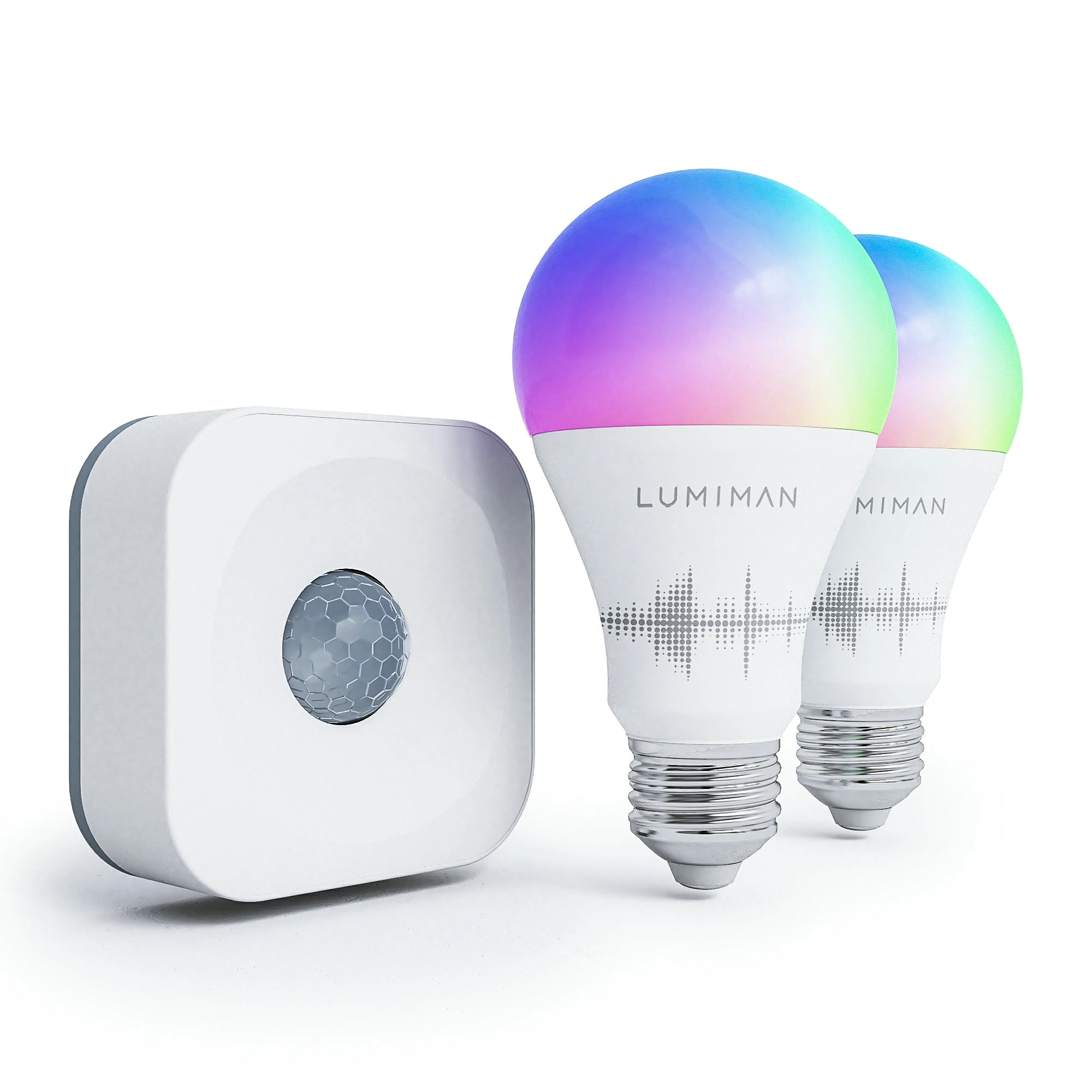 Smart Bulb +WiFi Smart PIR Motion Sensor Bundle