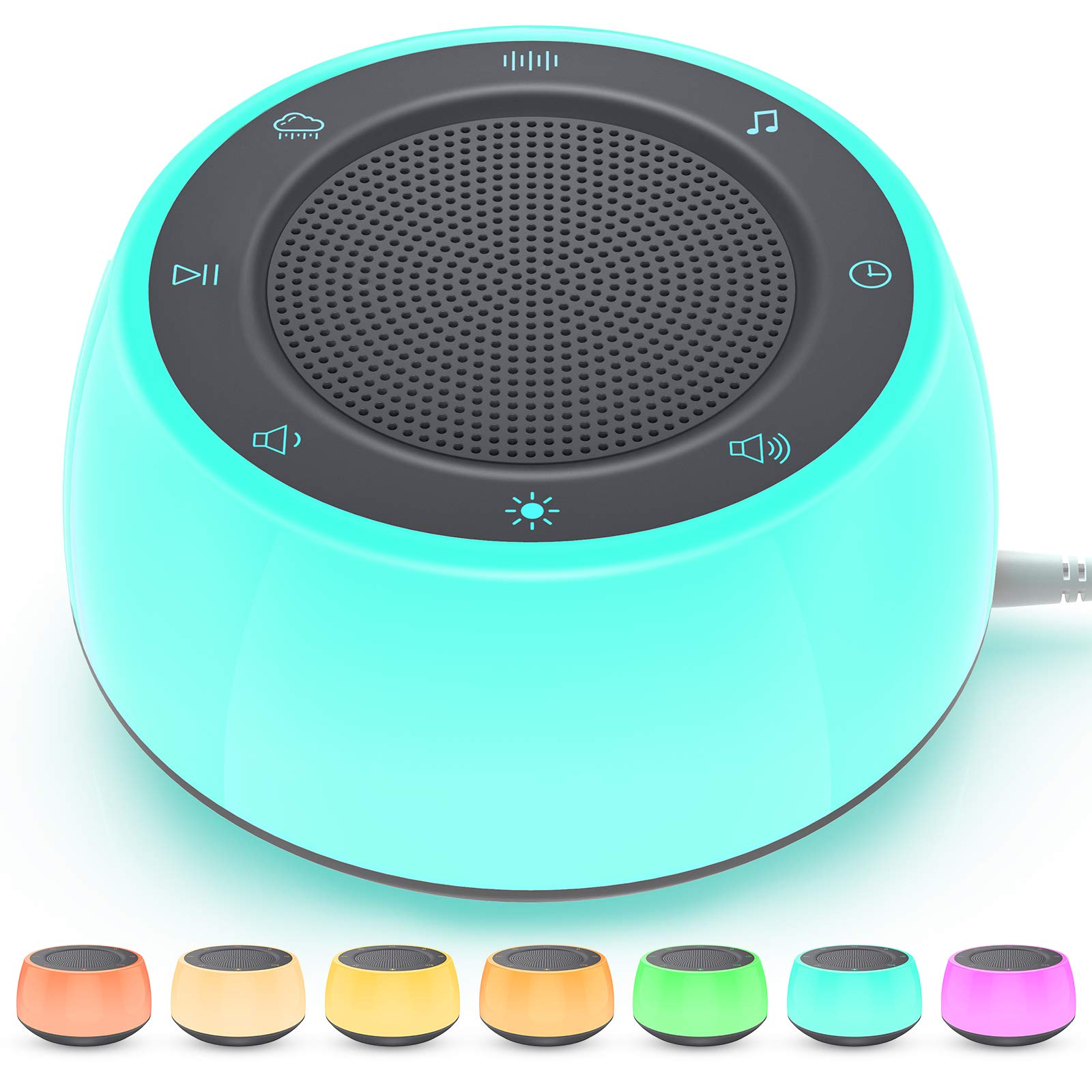 Baby white noise machine baby sound machine with night light