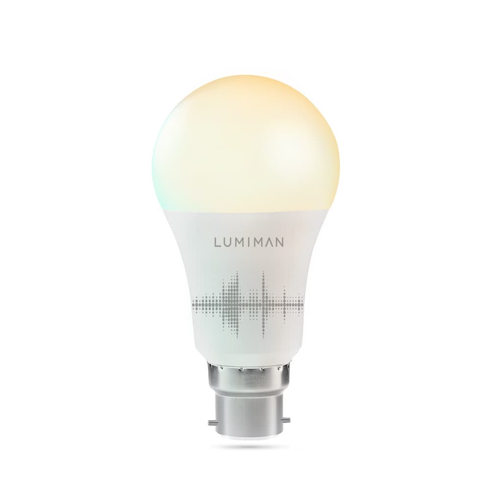 LUMIMAN PRO - UK Wifi Tunable Smart Light Bulbs Voice/App Control Bayonet B22 (7.5W) LED Bulb 1 Pack-LUMIMAN