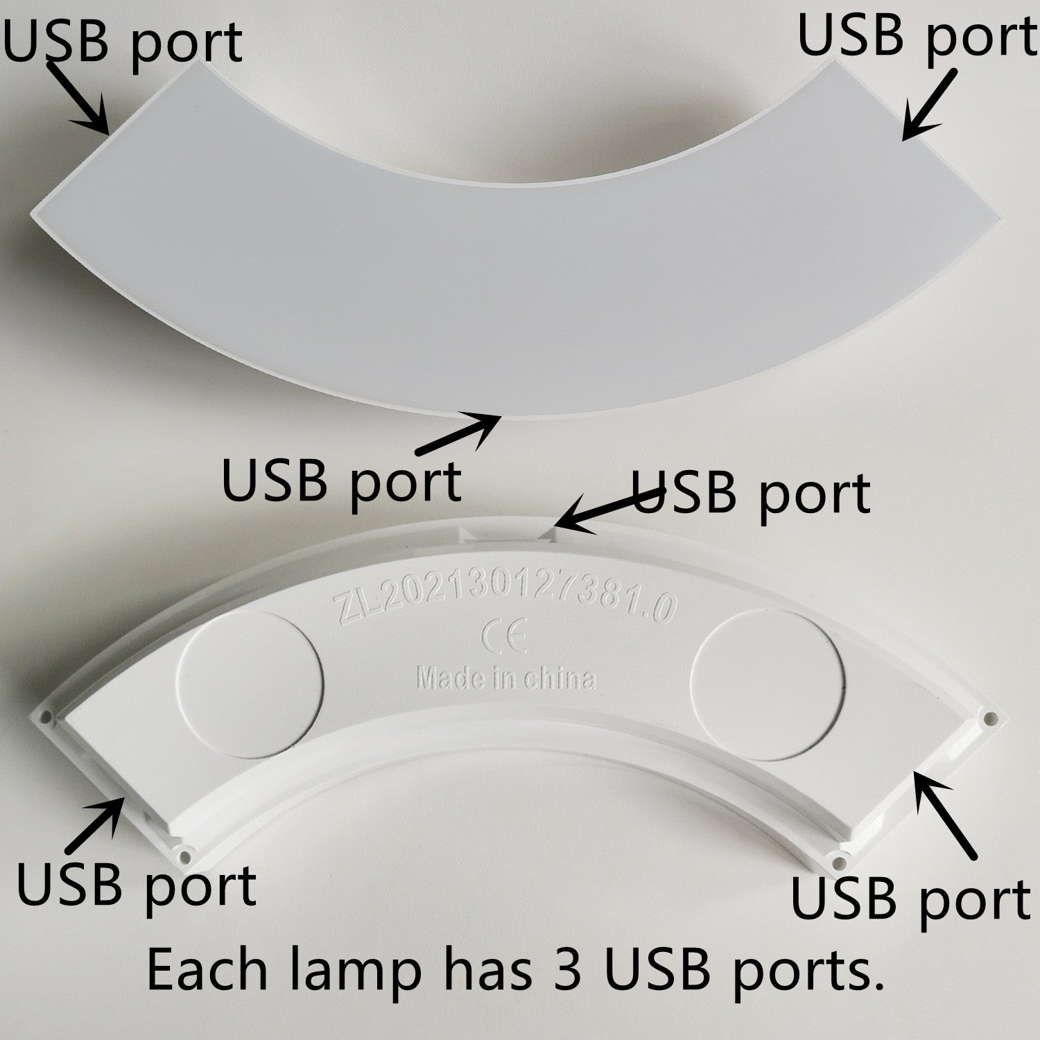 Smart Wall Light Panel WIFI controlled Arc Light