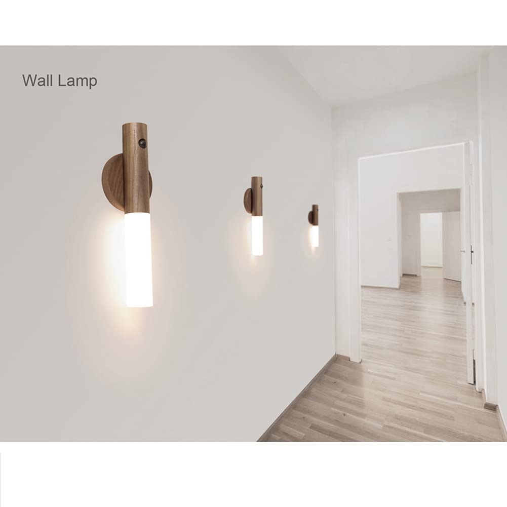 Motion Sensor Hallway Night Lights Rechargeable Led Light Portable  2700K~3000K Warm White Light only