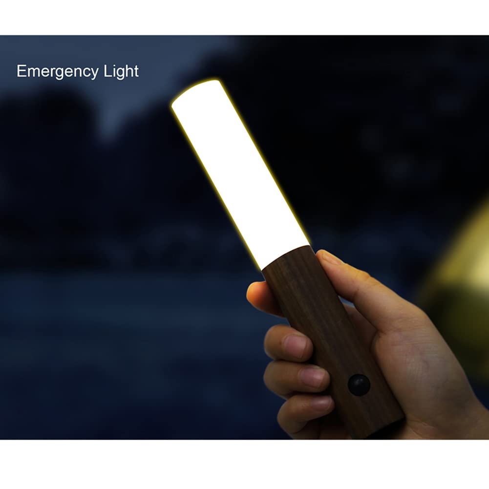 4 Pack Emergency-Rechargeable-Light-Bulb, 3000K Soft White Light